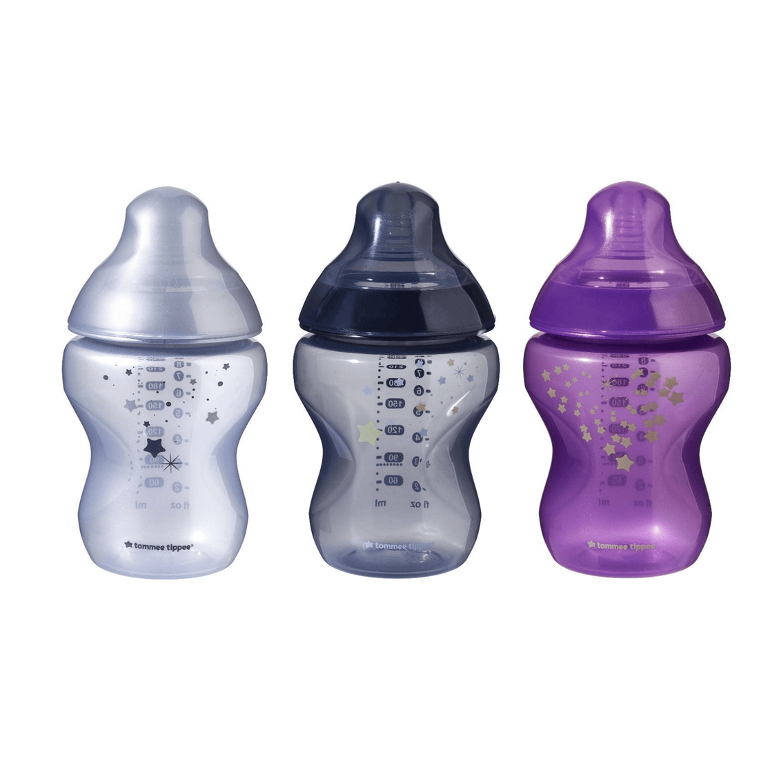 Tommee tippee ctn 3x 260ml midnight skies btls